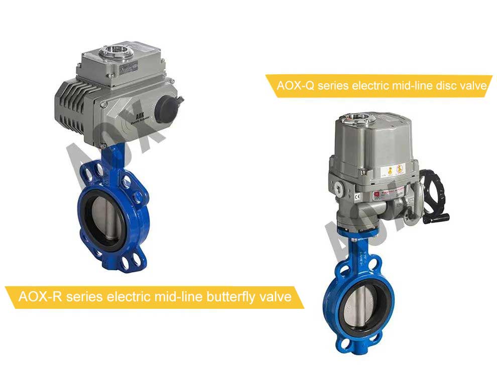 Valvola a farfalla linea centrale AOX-Electric